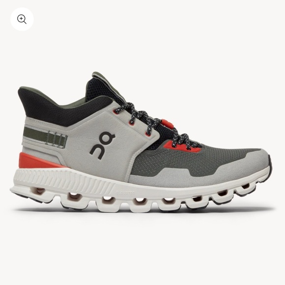 On Running Men's Sneakers - Gray, Black, Red size 12.5 - Picture 1 of 13